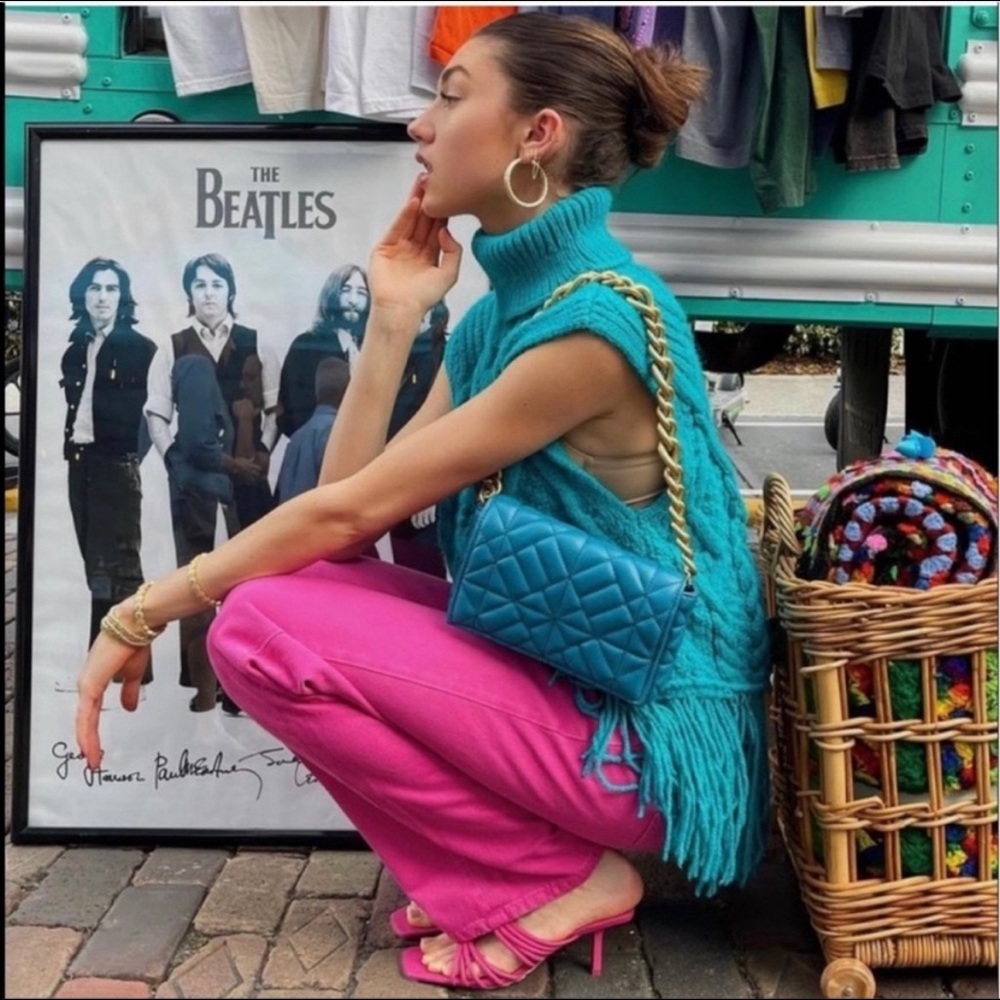 NWT. Zara fringe sweater. Sold out.